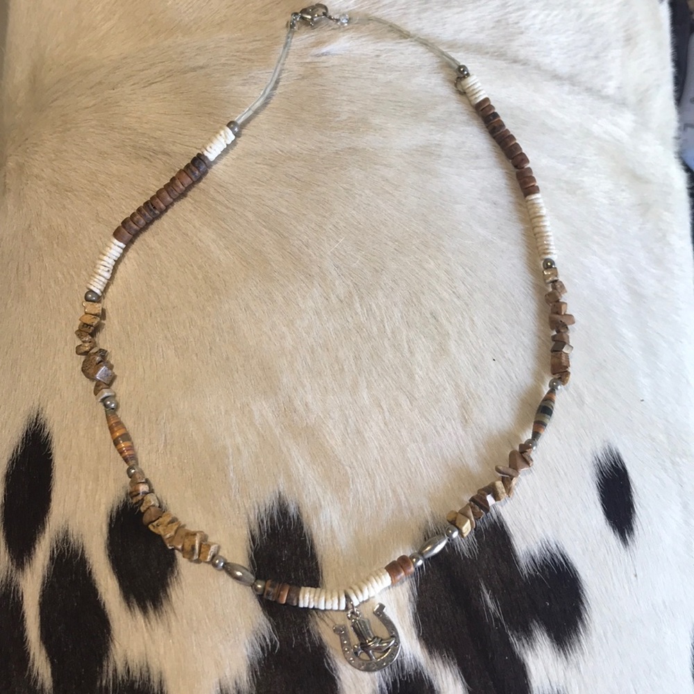 Cowgirl beaded necklace